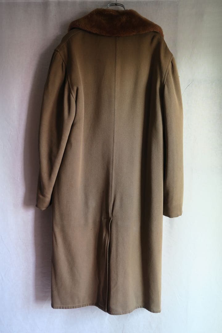 1940-50s US fur coat ファーコート ギャングコート ムートン