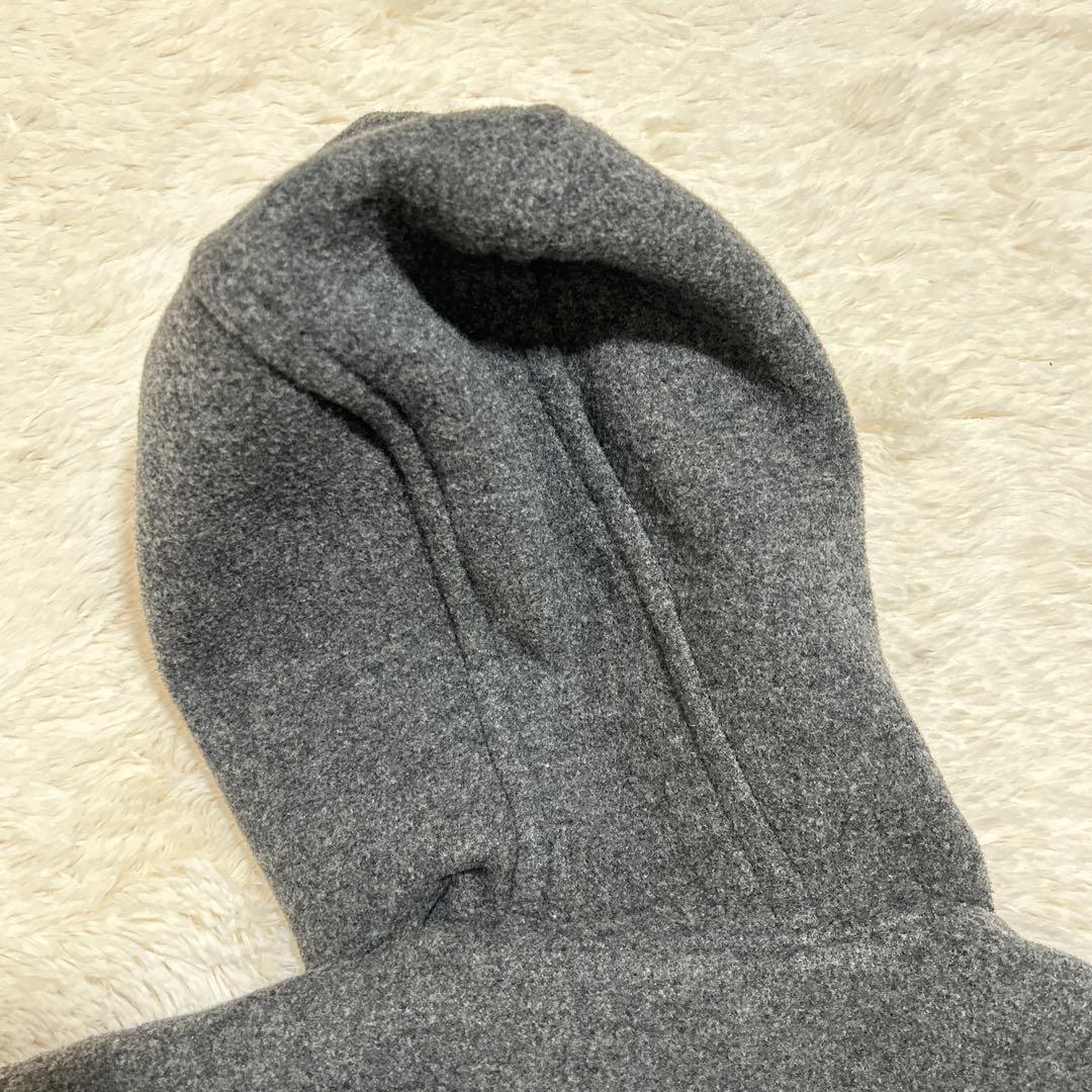 【美品】バーバリーブルーレーベル　ダッフルコート　ノバチェック　 グレー