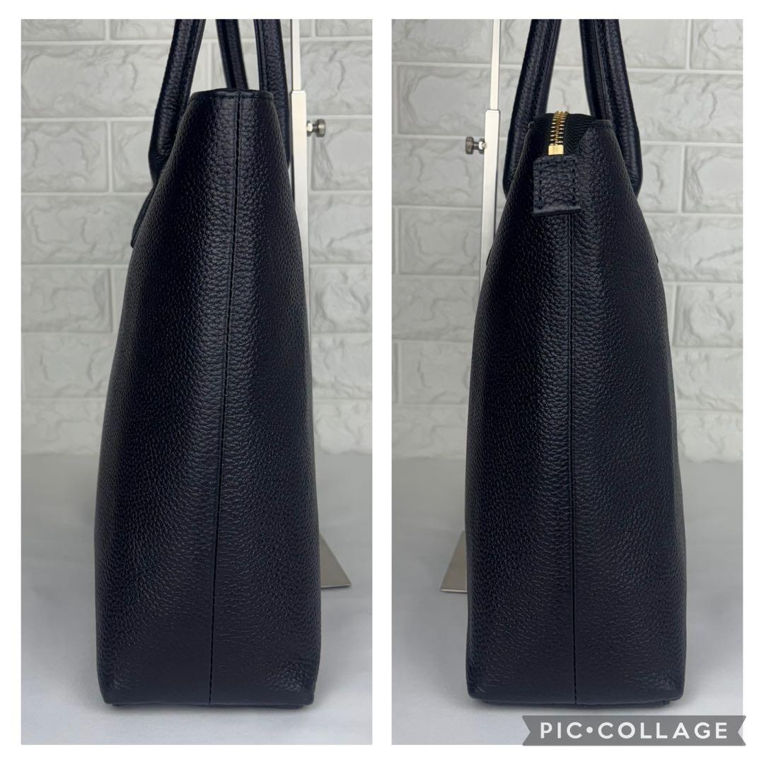 ✨極美品✨ HushTug レザー ビジネストートバッグ ネイビー