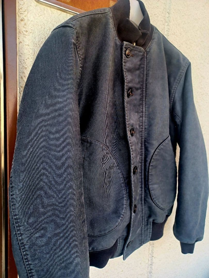 希少 RRL・ダブルアールエル デッキジャケット　濃紺　極暖　ダブルネーム
