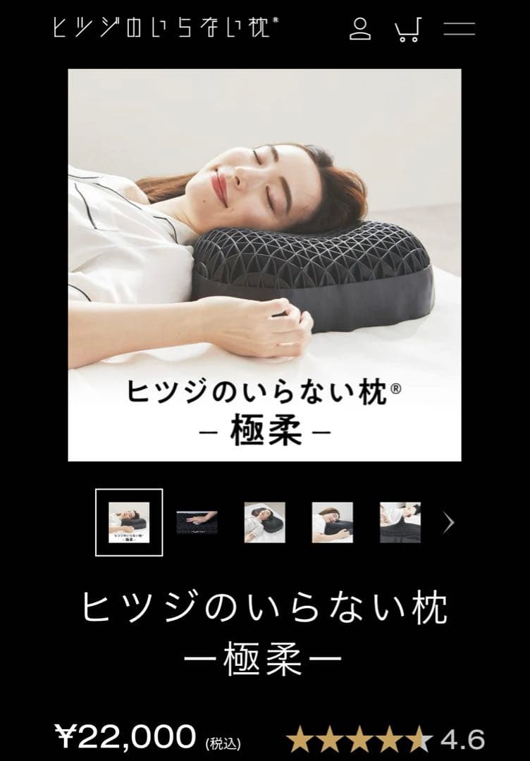 【タク】ヒツジのいらない枕 極柔 アイスブレイク枕カバー セット