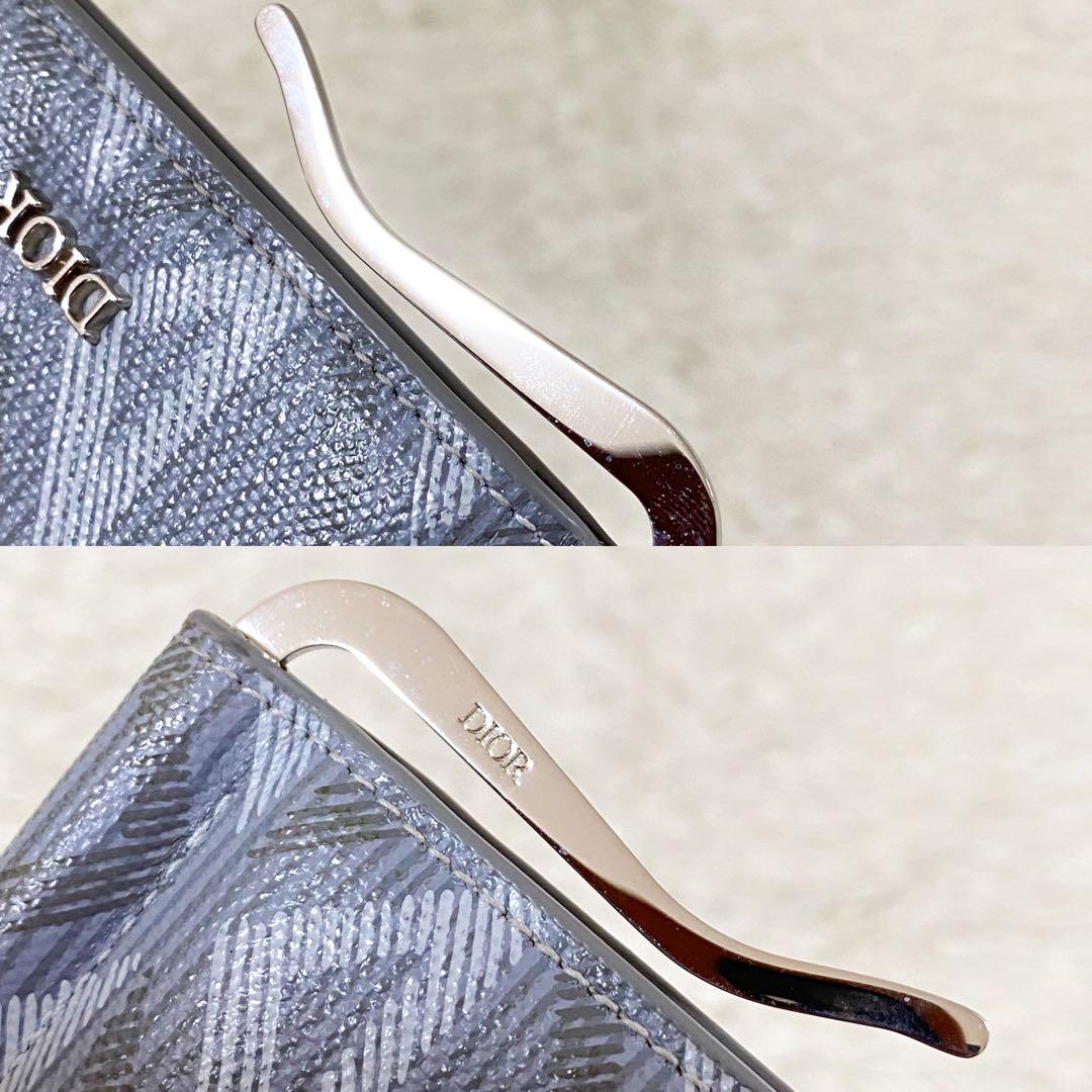 【未使用級】ディオール マネークリップ CDダイヤモンド グレー ユニセックス