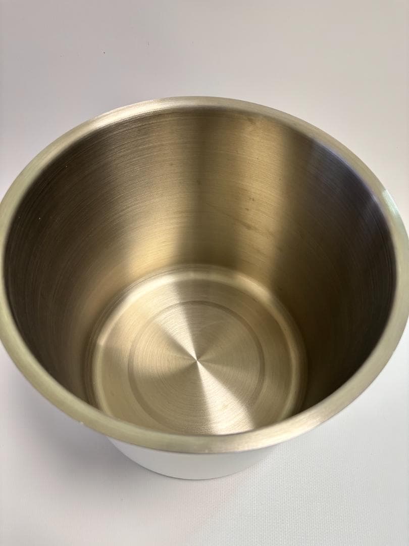 OoBLE 真空 食品保存容器 ホワイト ステンレス USED （2）