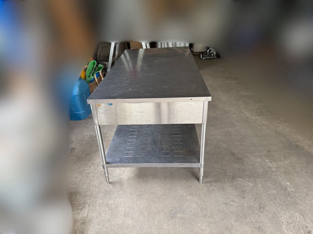 ステンレス　作業台　調理台　（岐阜県まで引き取り限定）