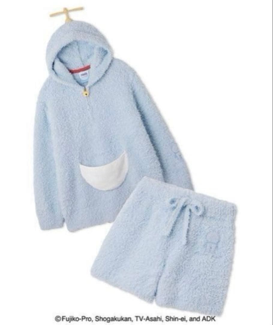 ジェラピケ　【ドラえもん】【レディース】ジェラートパーカ＆ショートパンツ