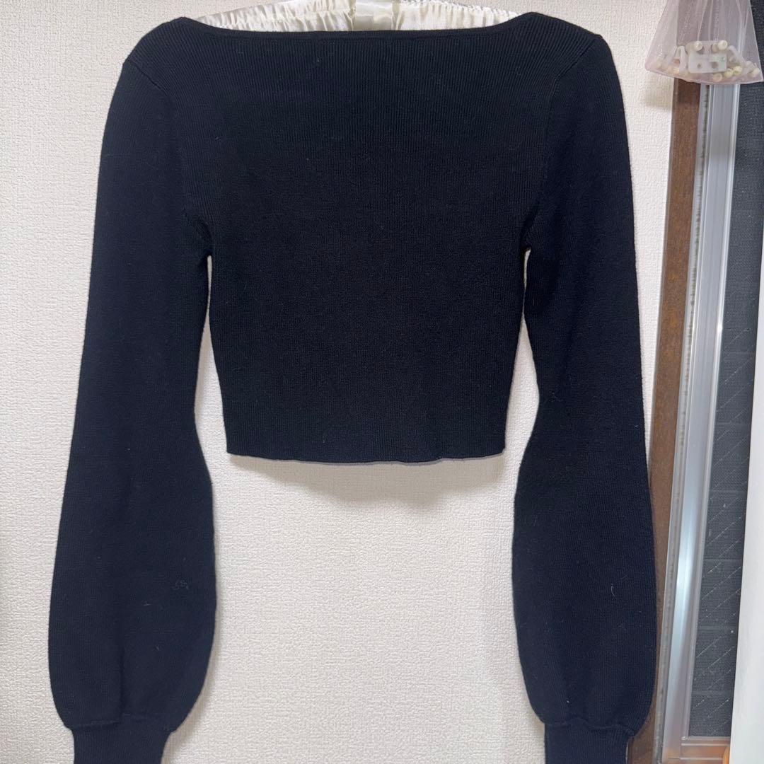 トップス ANDMARY Mew frill tops black