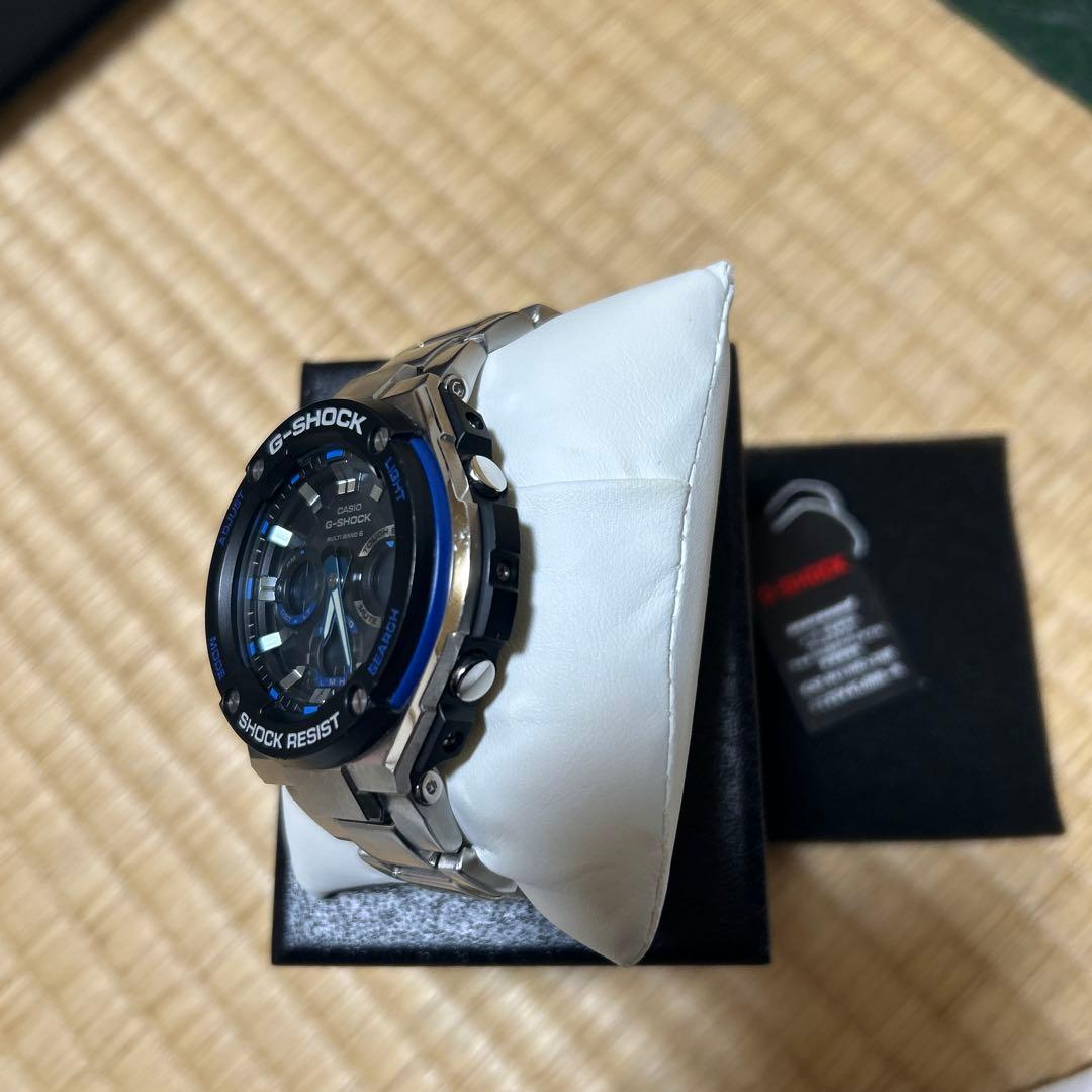 タイムセールG-SHOCK GST-W100D 電波ソーラーブルー
