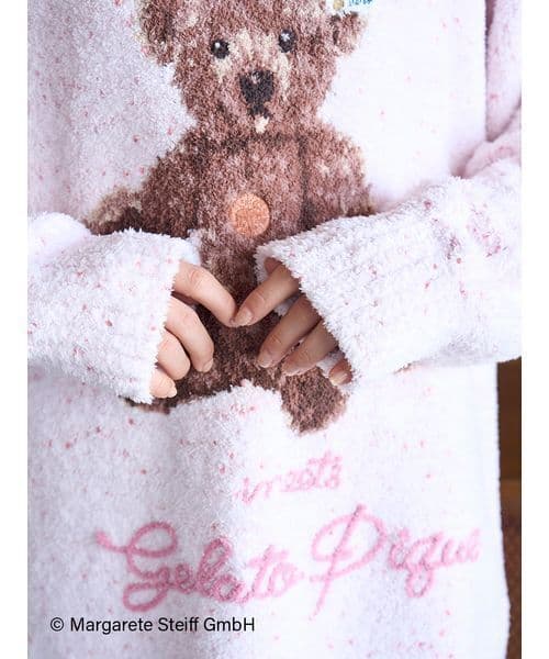 ジェラピケ　Steiff　パウダーネップジャガードワンピースです★