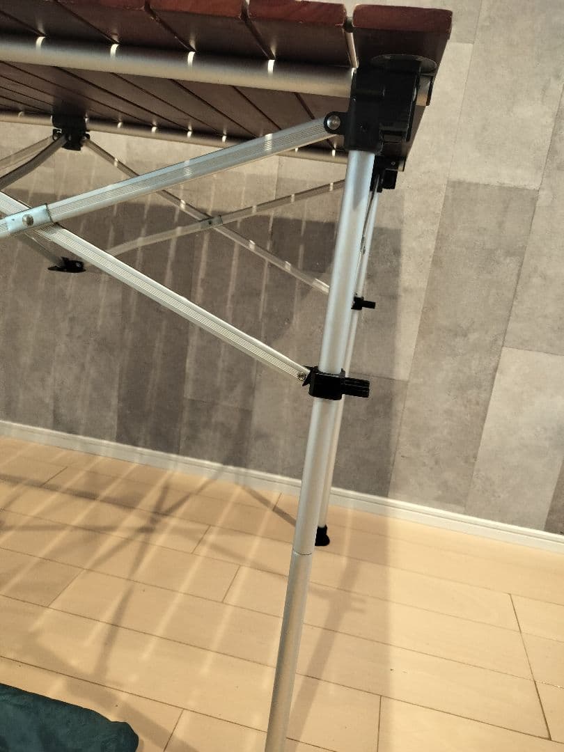 【廃盤】Coleman ウッドロール 2ステージ テーブル 折りたたみコンパクト