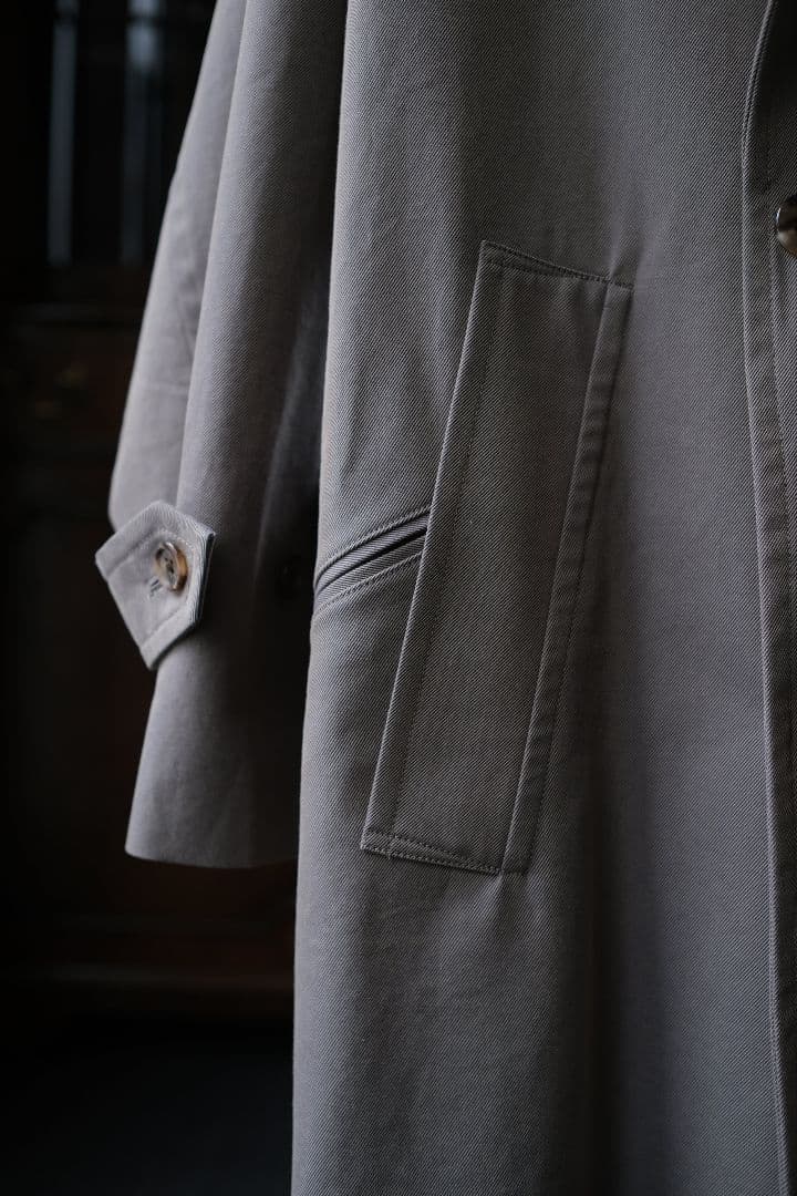 極美品 アルテリア 21 aw シャンブレー ギャバジンオーバーコート 3