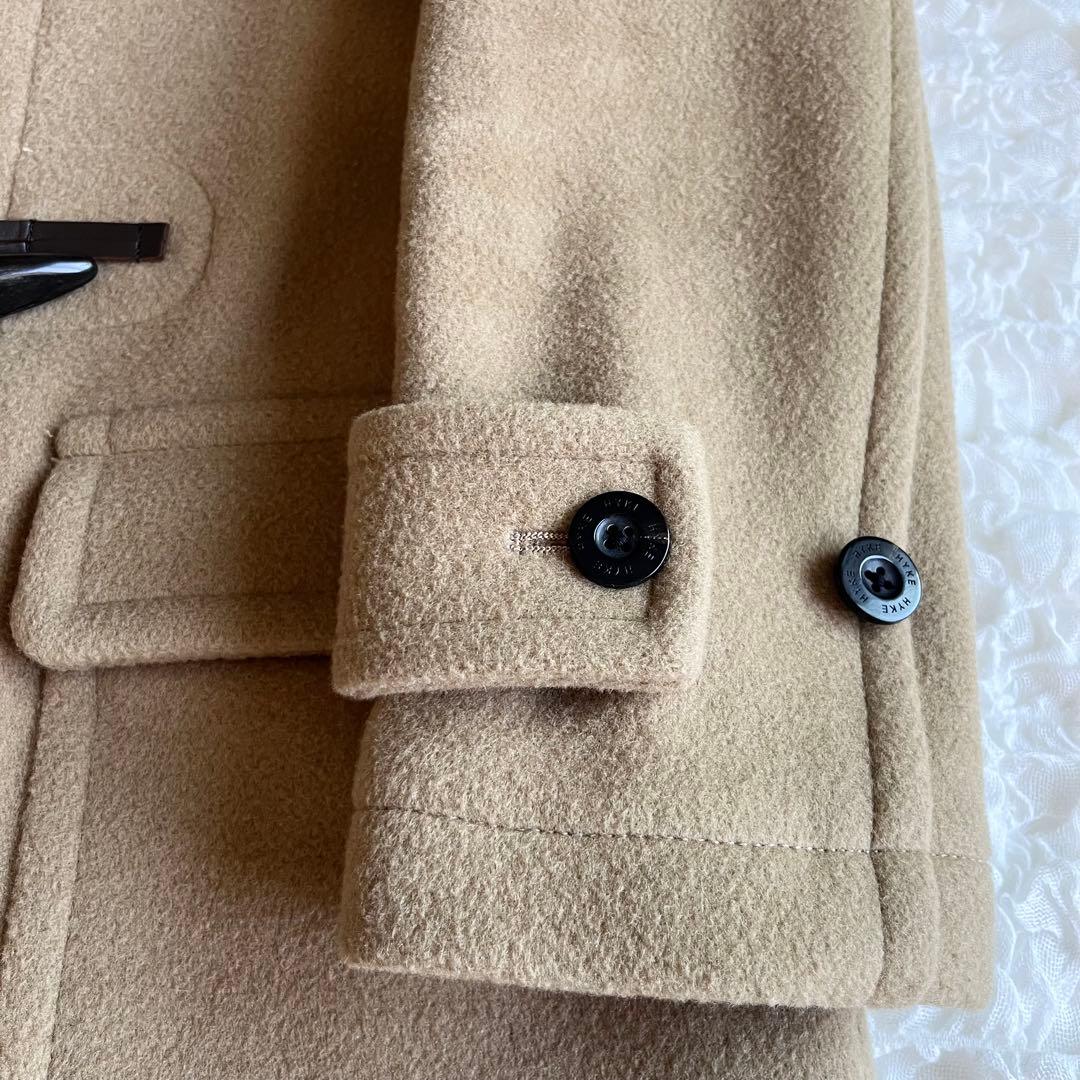 【極美品】HYKE 水牛トグル ロングダッフルコート ベージュ
