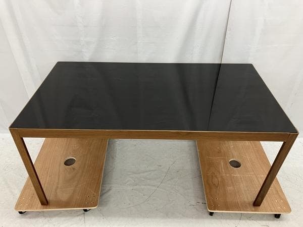 ACTUS DALLA ダイニングテーブル BK-GLAガラス天板アクタスダラ