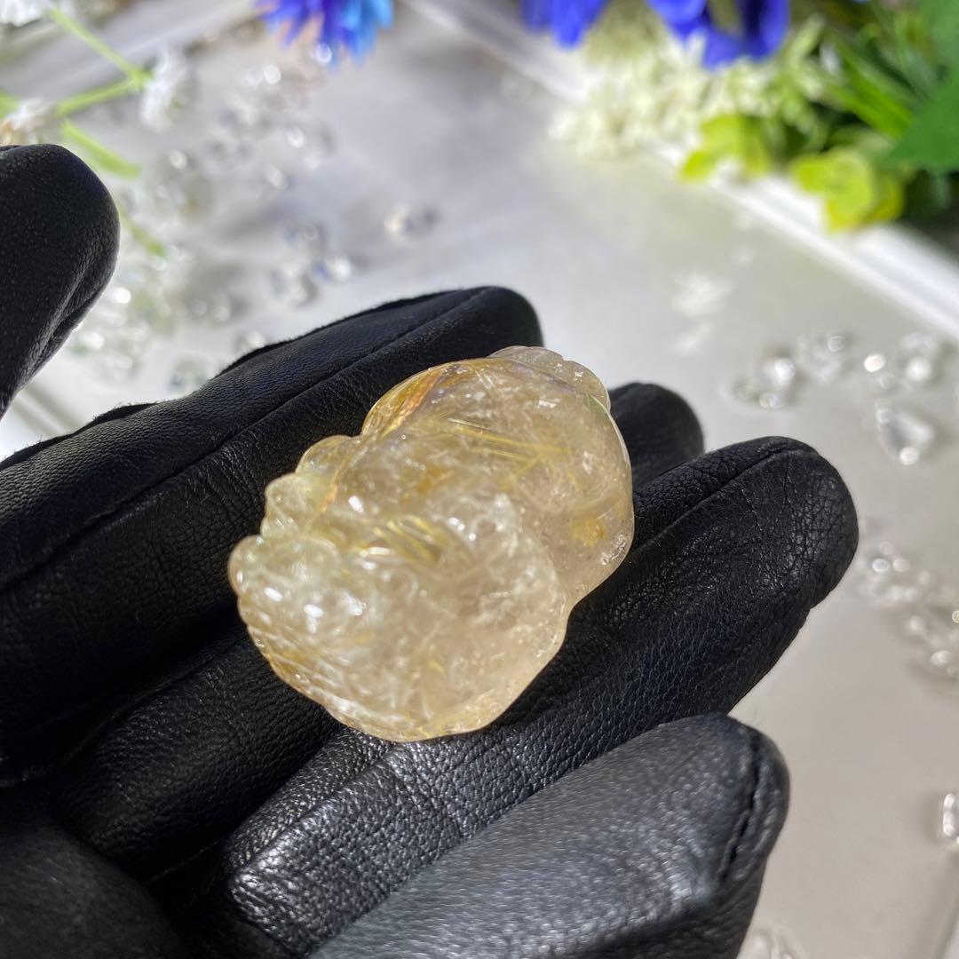 タイチンルチルクォーツ 貔貅