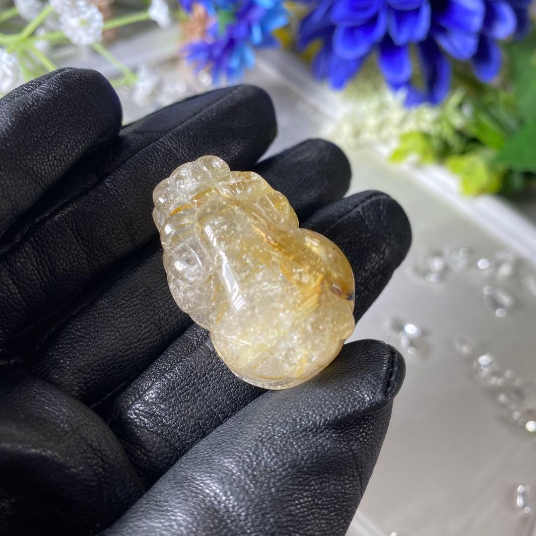 タイチンルチルクォーツ 貔貅