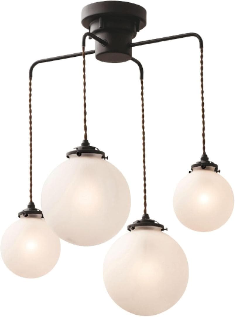 オレリア　4灯シーリングライト フロスト