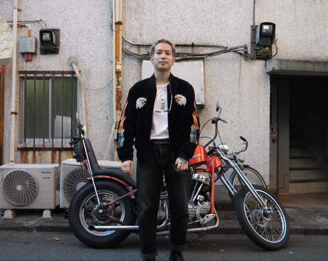 90’s Harley-Davidson ベロアジャケット 別珍