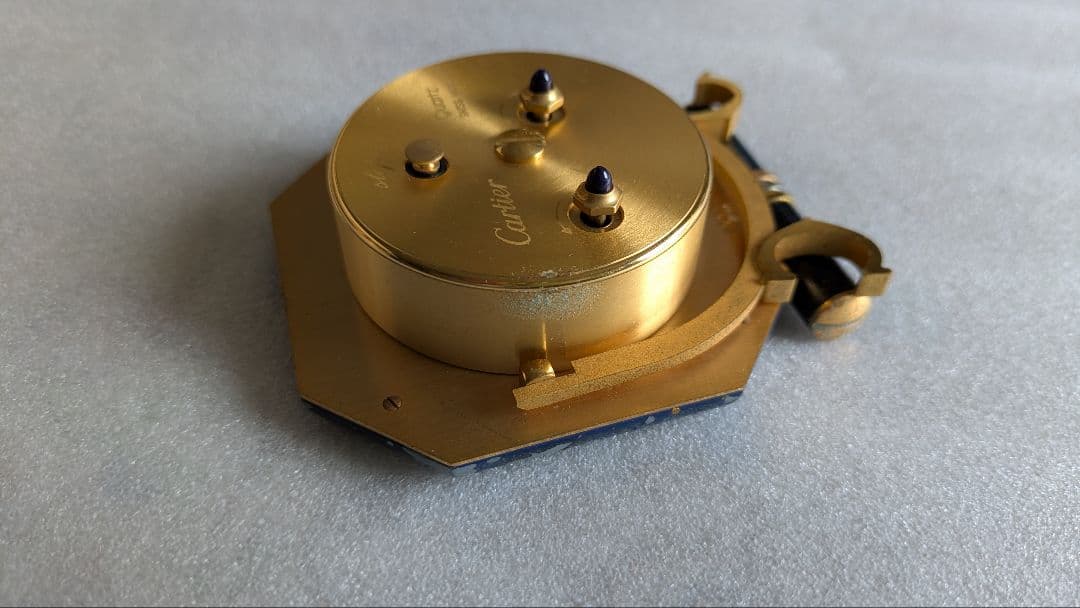 カルティエ　90s　トラベルアラームクロック　　アンティーク　ヴィンテージ