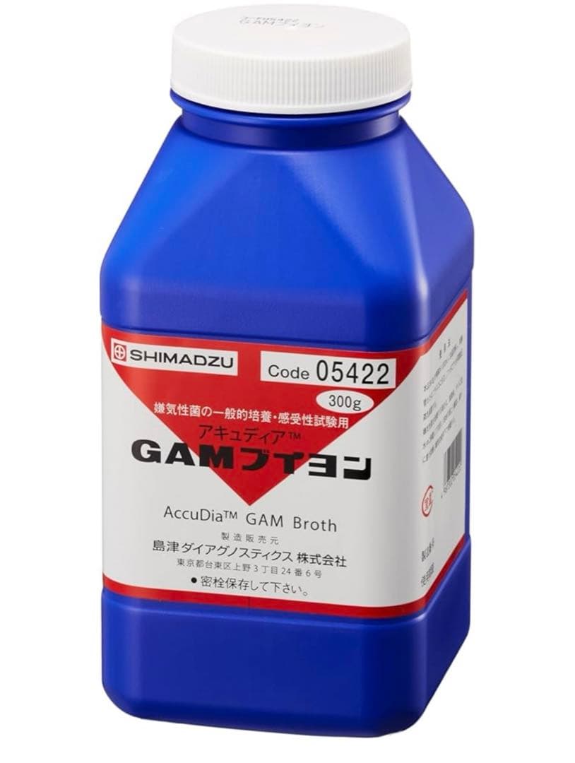 島津ダイアグノスティクス　粉末培地 アキュディア™ GAMブイヨン 300g