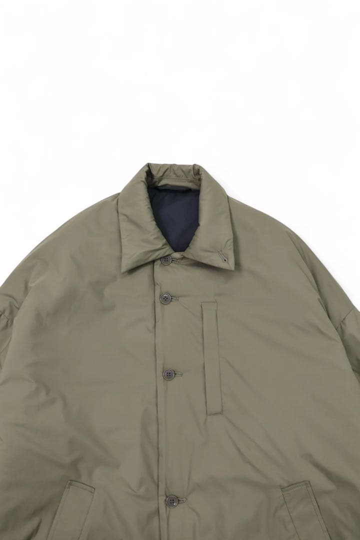 MIC. PUFF OVER COAT ユニセックス　ブラック