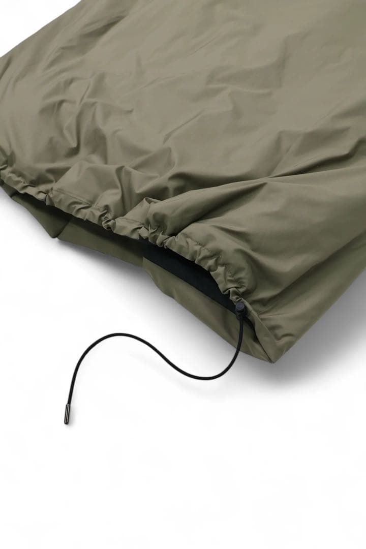 MIC. PUFF OVER COAT ユニセックス　ブラック