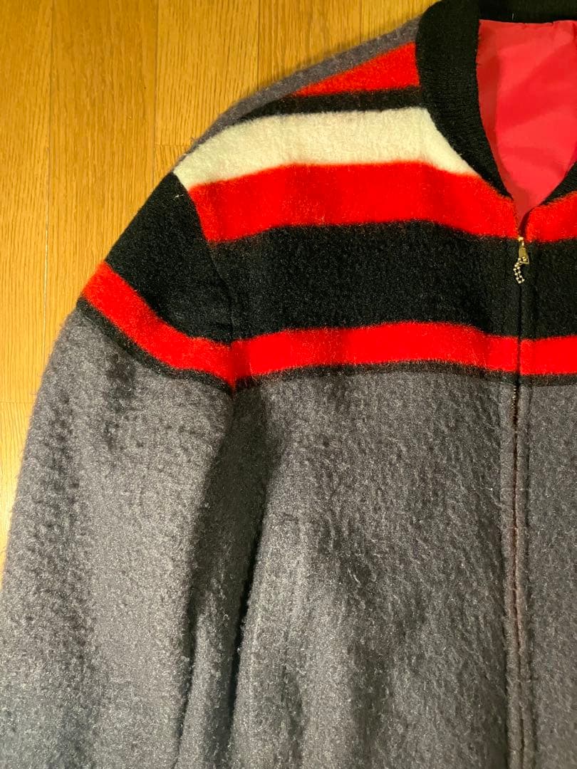ジャケット・アウター 50-60s nylon fleece reversible jacket