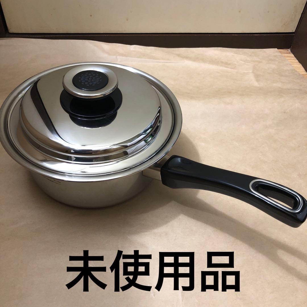 未使用　レインボークッカープレミアム　内径17cm 片手鍋