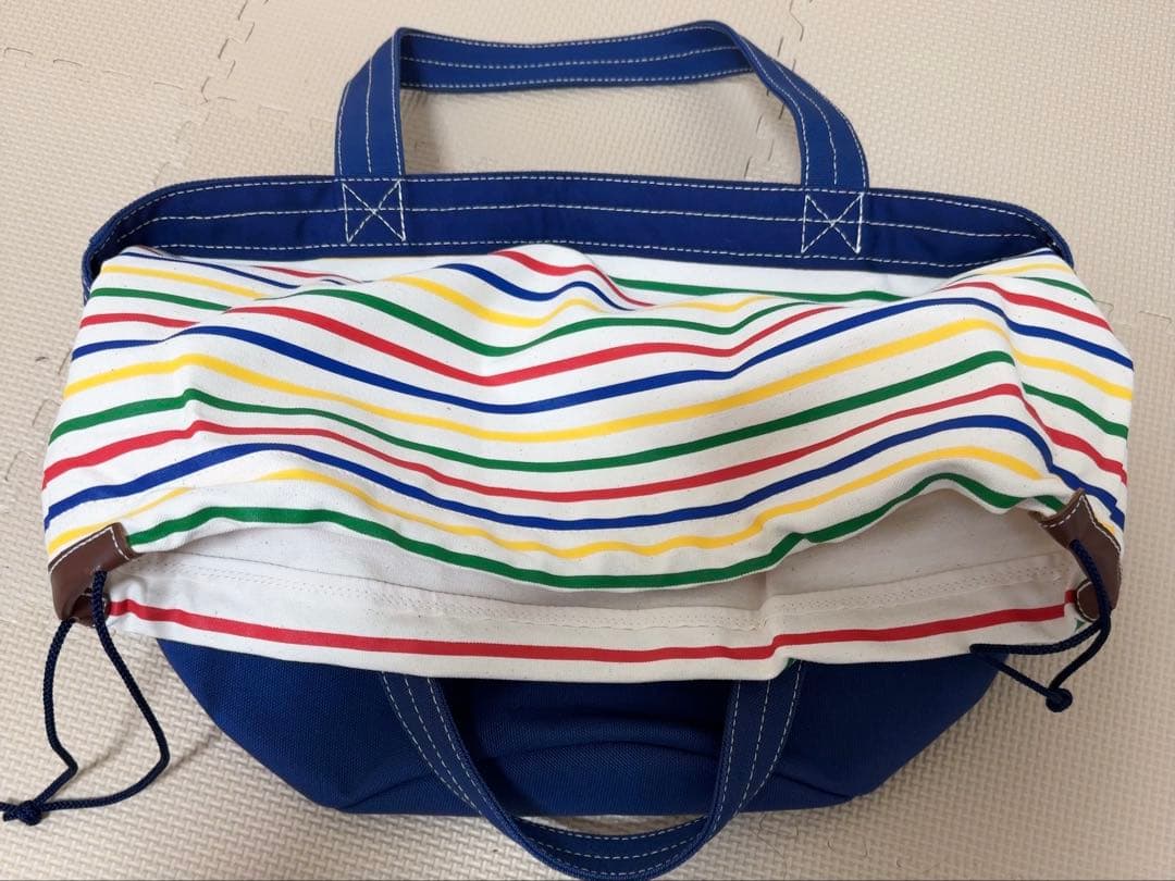 新品MIKI HOUSE ネイビー トートバッグ