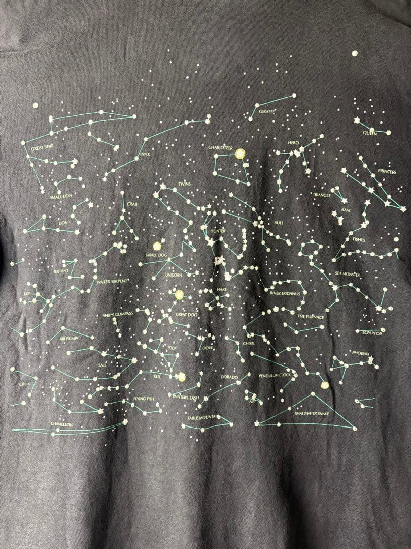 90s USA製ヴィンテージ　シングルステッチ　星座　アートTシャツ