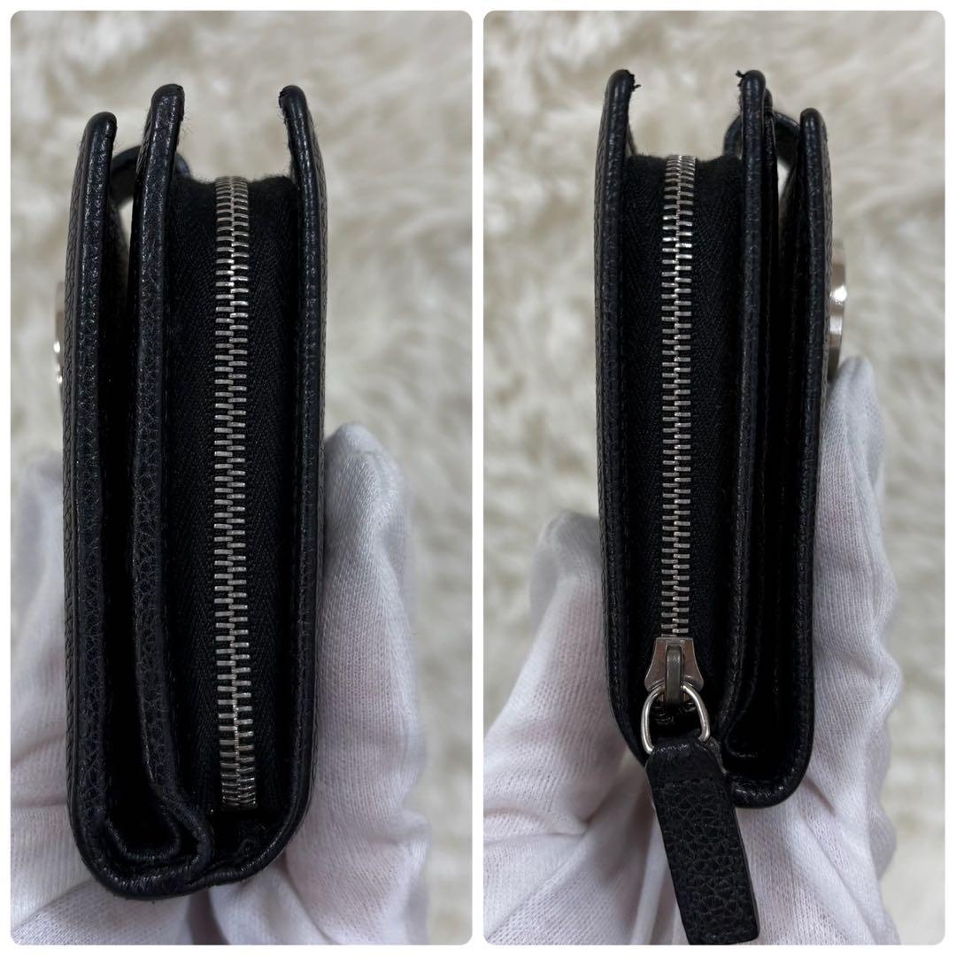 美品✨ BVLGARI ミニ財布 ロゴマニア クラシコ ビーゼロワン 刻印