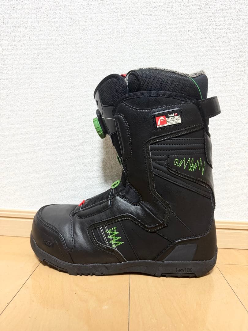 HEAD スノーボードブーツ BOA ダイヤル式 ブラック 29cm
