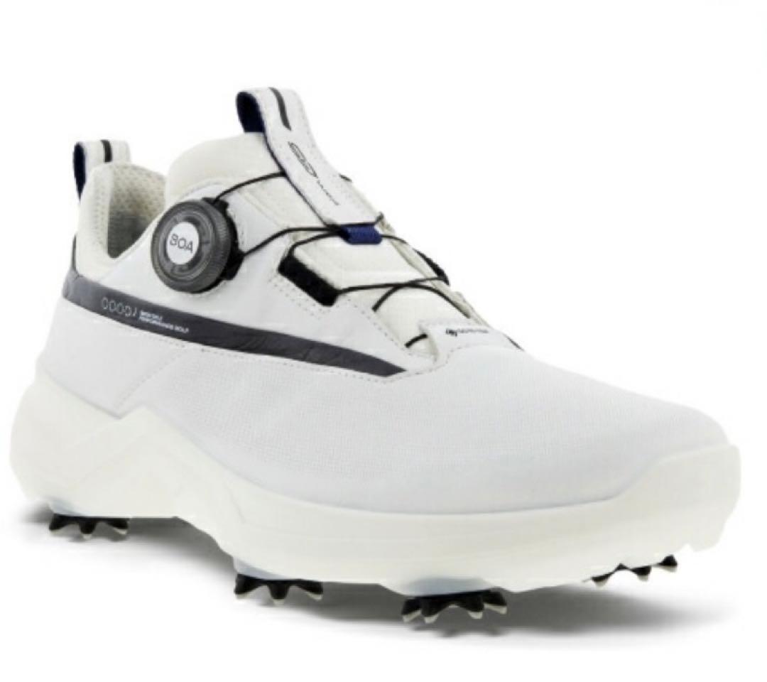 新品未使用　ecco ゴルフシューズ 39サイズ　 WHITE/BLACK