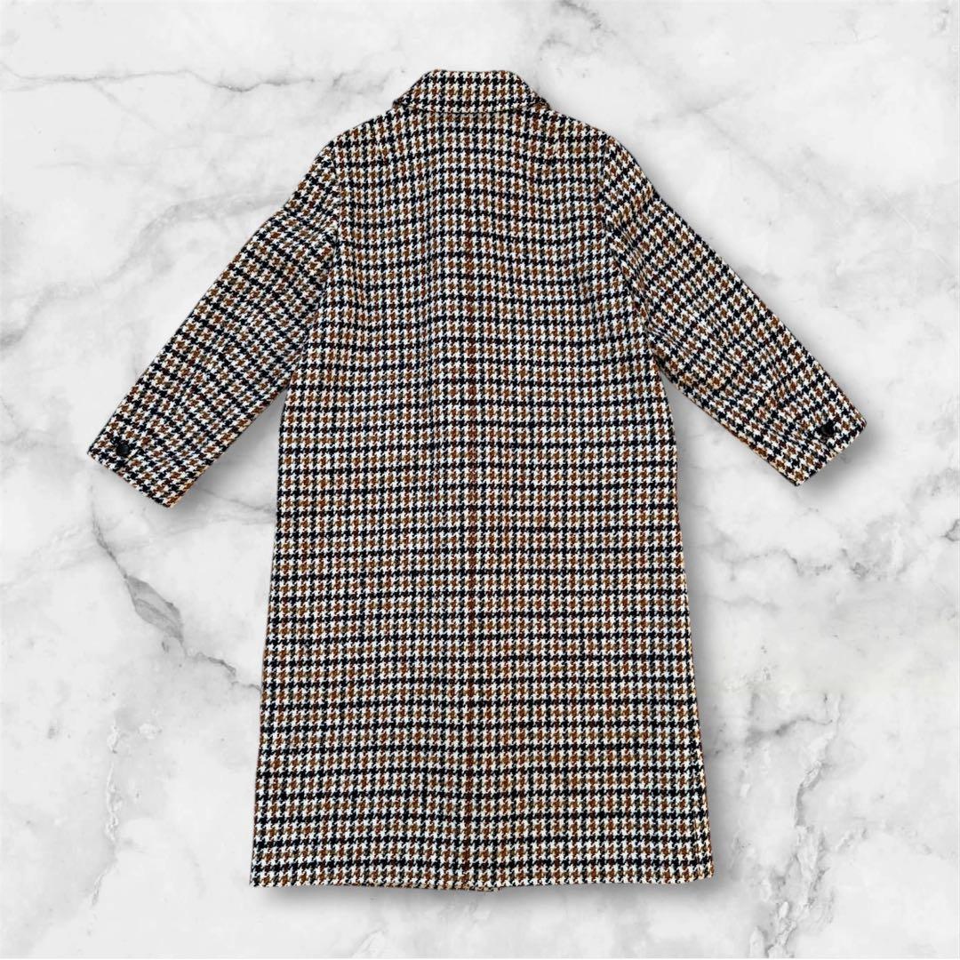 大きいサイズ♡希少♡23区♡ループヤーン チェック ツイード ロングコート