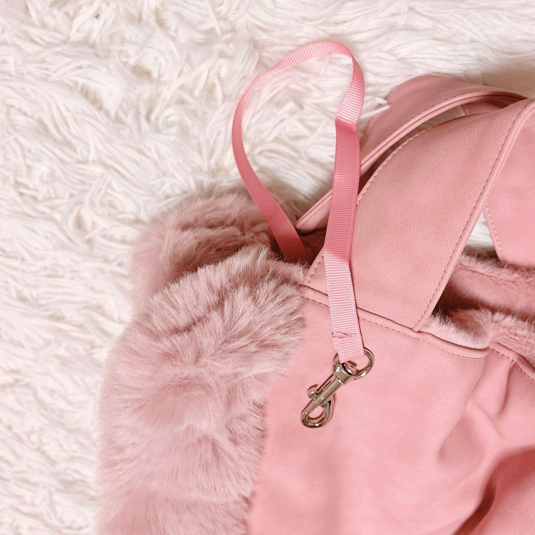 CIRCUS CIRCURS ファー キャリー バッグ トート ふわふわ ピンク