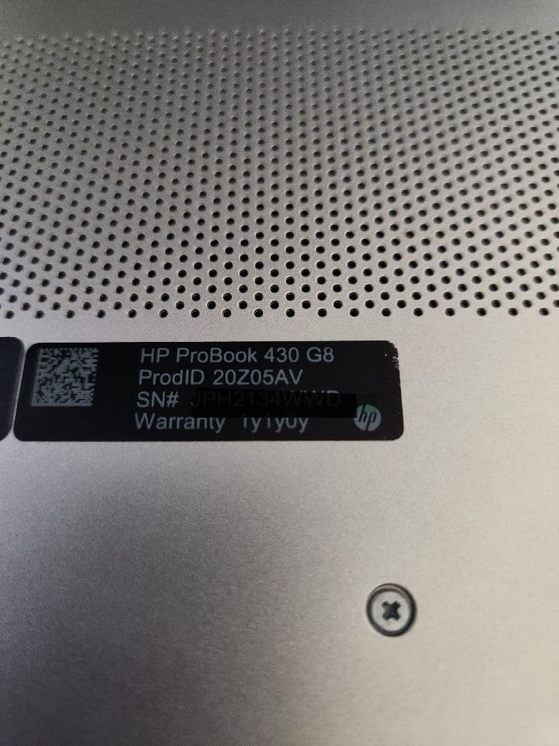 中古品 HP ProBook 430G8 i5-11th 8GB 256GB