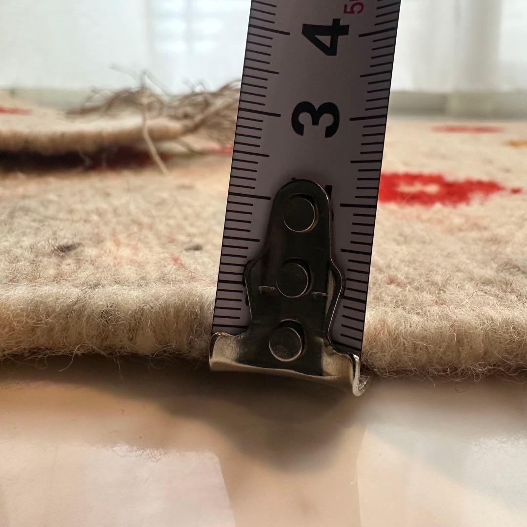 Vintage ポーランド製 ハンドメイド 平織り ウールラグ 北欧 モダン