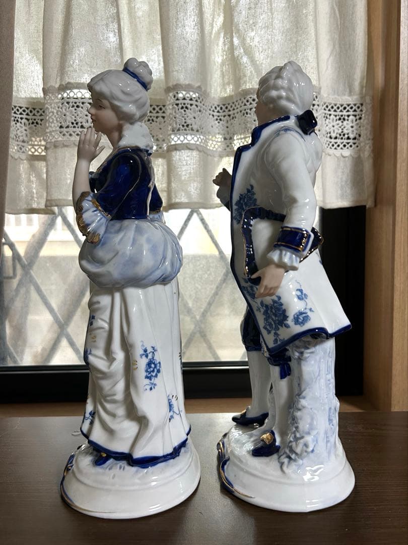 ドマン社　陶器人形　ペア