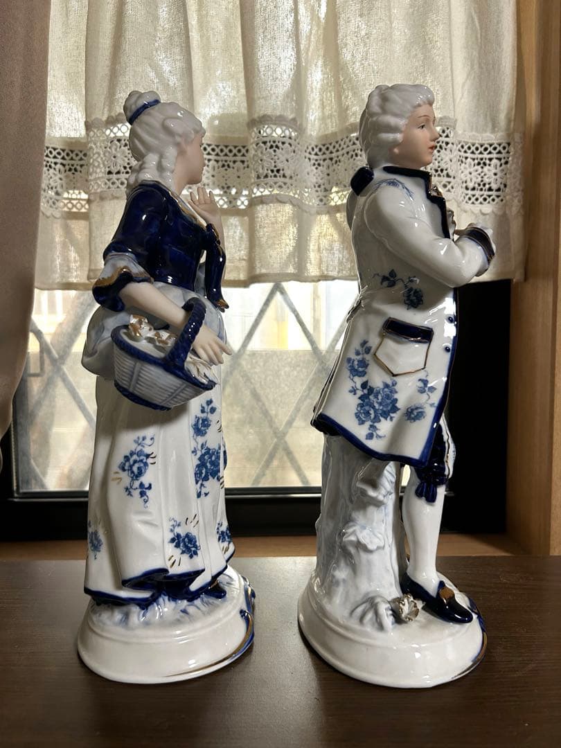 ドマン社　陶器人形　ペア