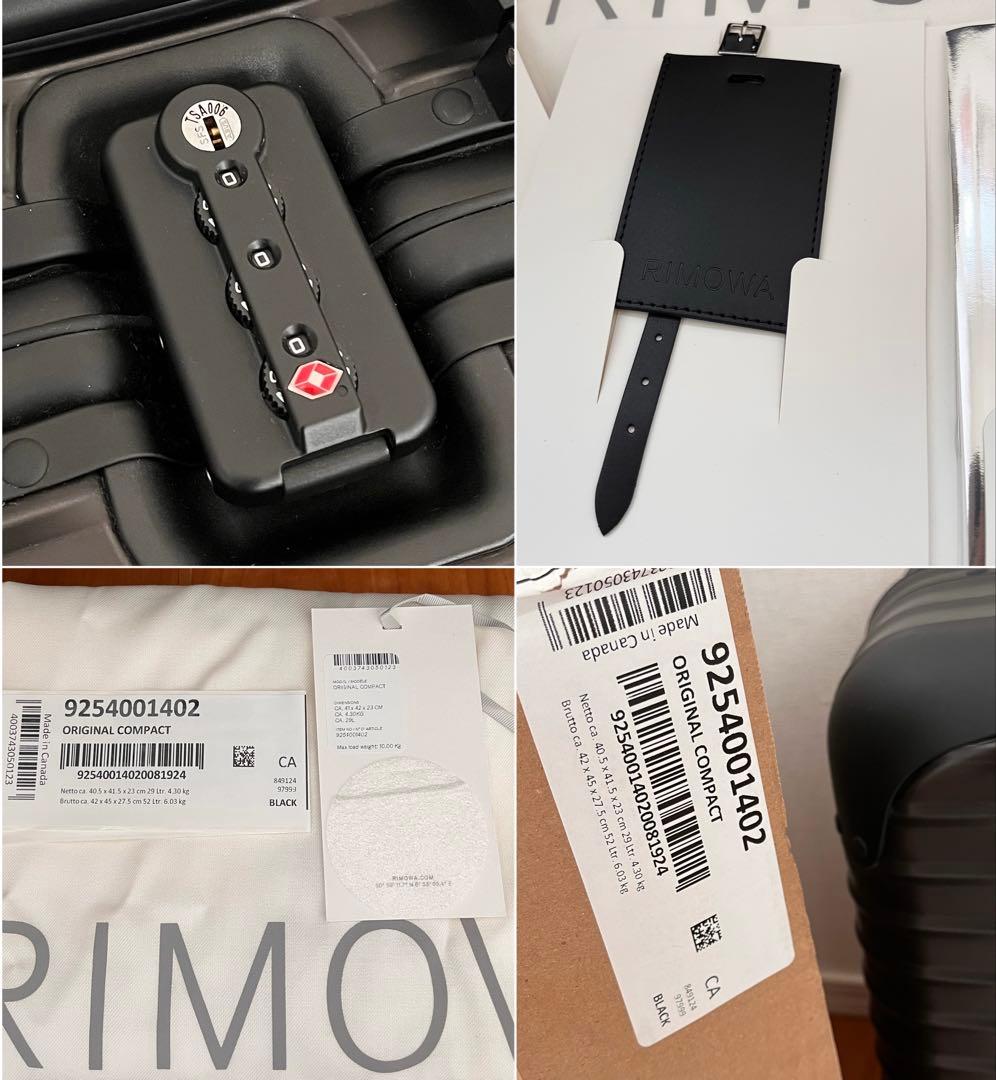 ORIGINAL コンパクト RIMOWA リモワ 黒 29L