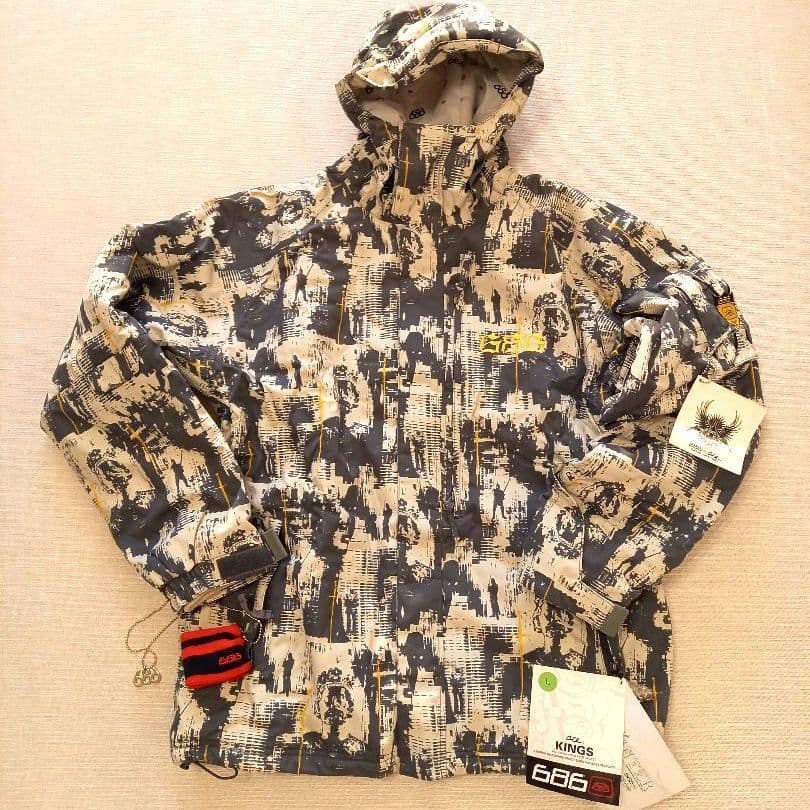 686 ACE KINGS スノーボードウェア Lサイズ　アクセ付き【新古】