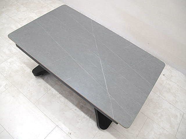 【展示品】セラミック天板昇降テーブル リフティングテーブル ダイニングテーブル