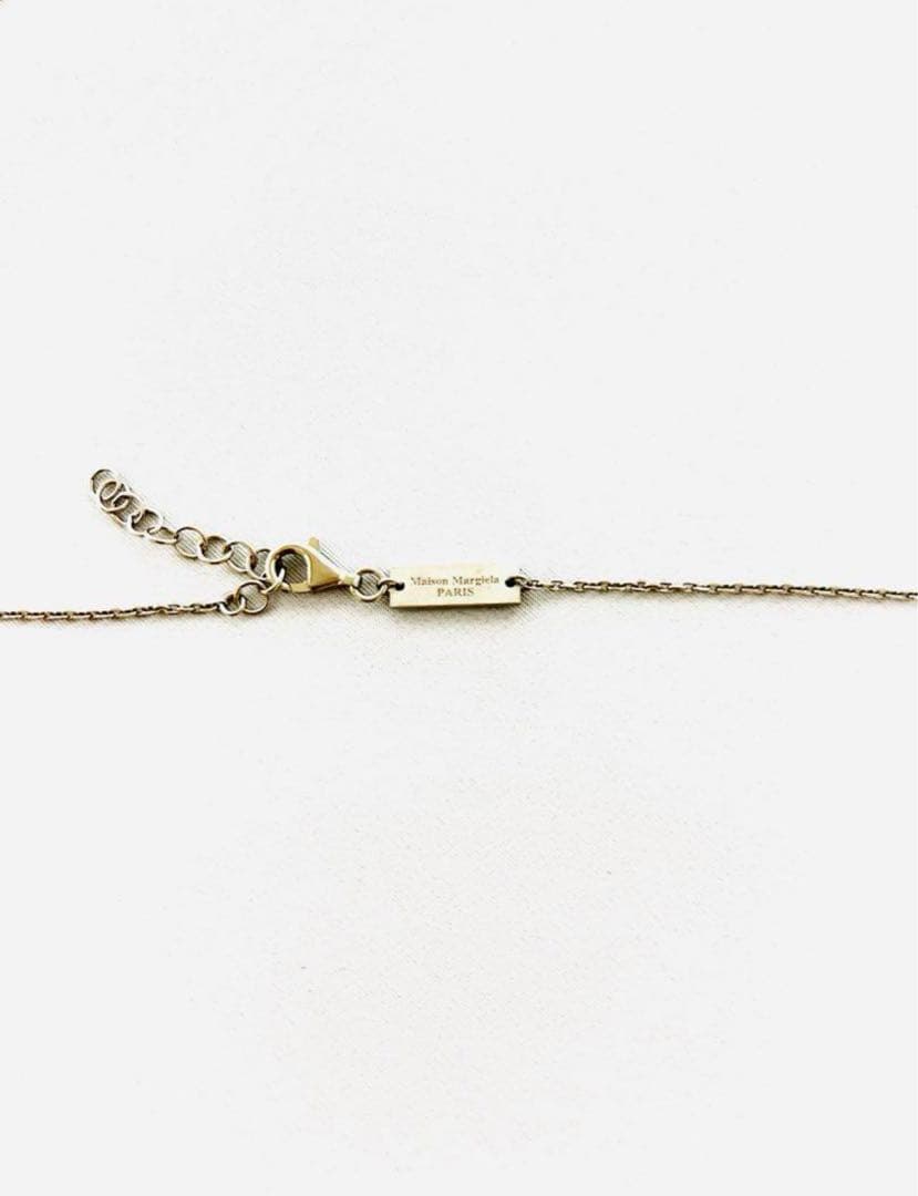 匿名配送新品 Maison Margiela ロゴペンダントリング ネックレス