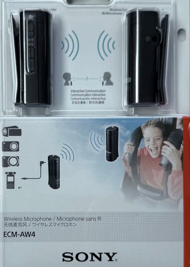 【新品】◼︎SONY◼︎Bluetooth★ワイヤレスマイクロフォン★受信機セット★