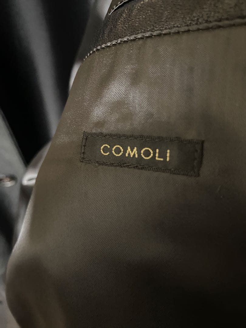 COMOLI 22AW ラムレザーカーコート タグ付き size3
