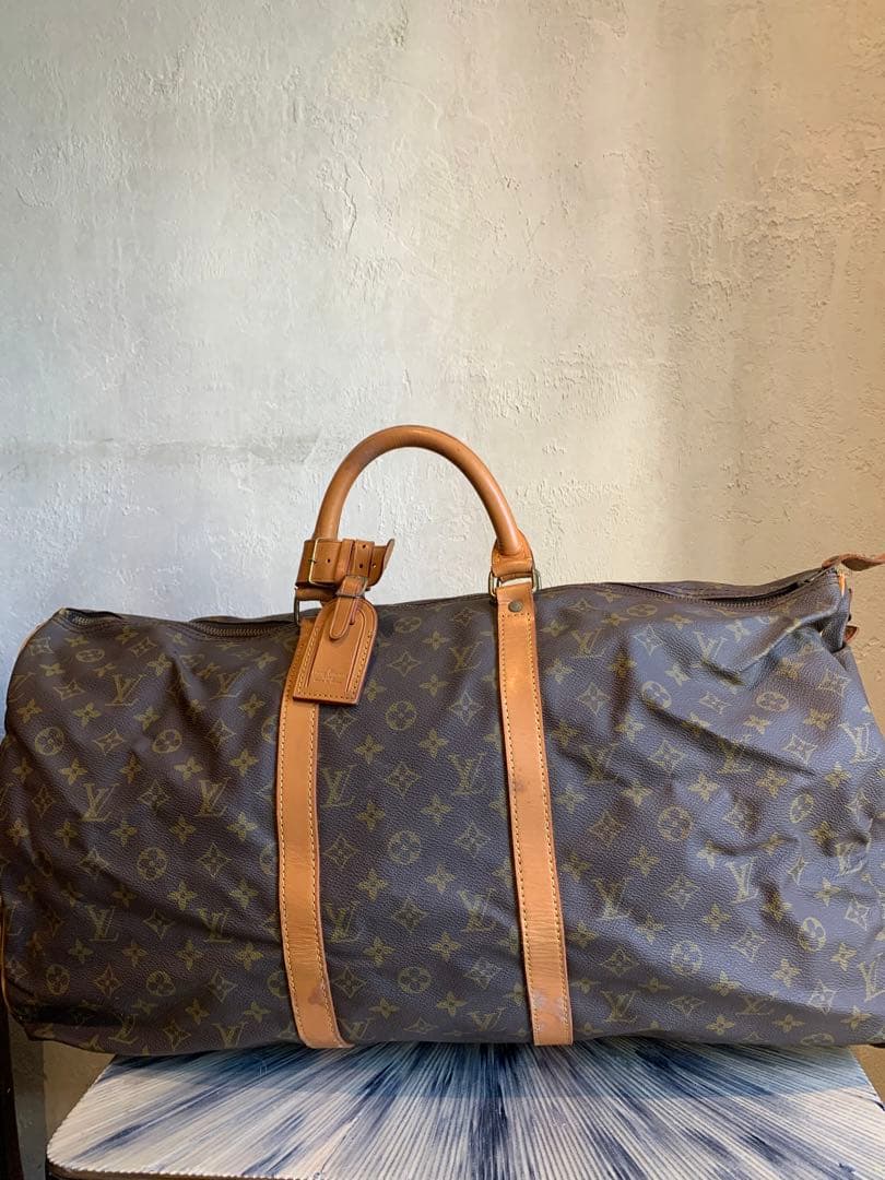 【美品】Louis Vuitton キーポル55ボストンバッグ モノグラム