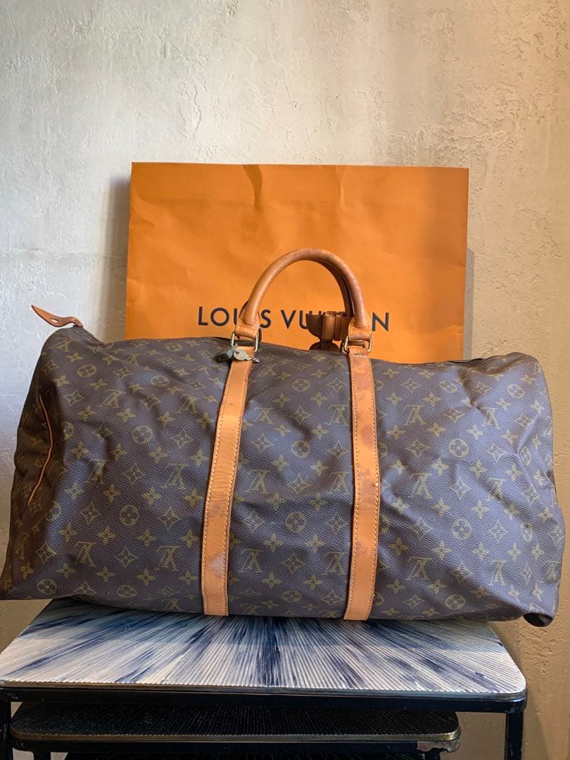 【美品】Louis Vuitton キーポル55ボストンバッグ モノグラム