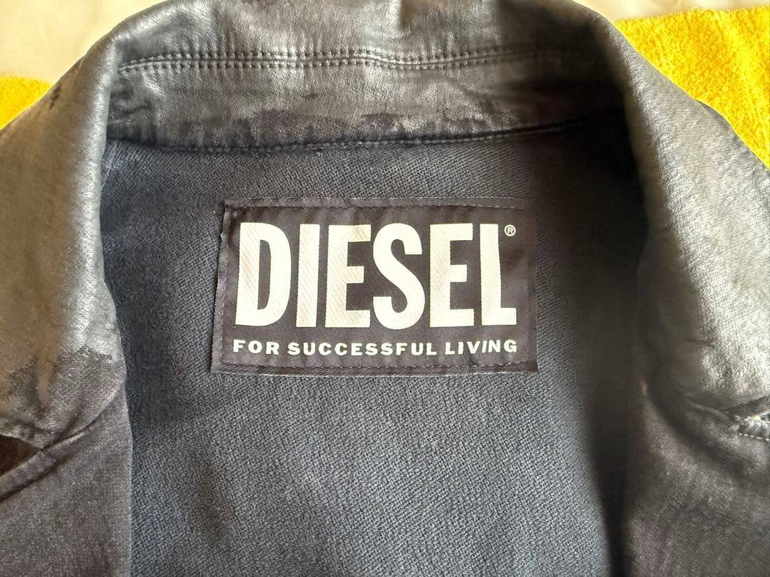 DIESEL ダメージ加工 ライダースジャケットXS