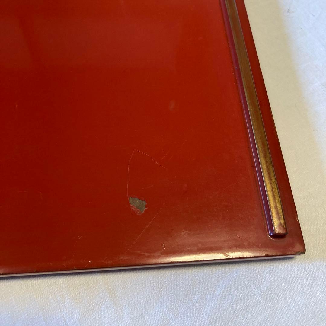 骨董　漆塗り金彩お重箱