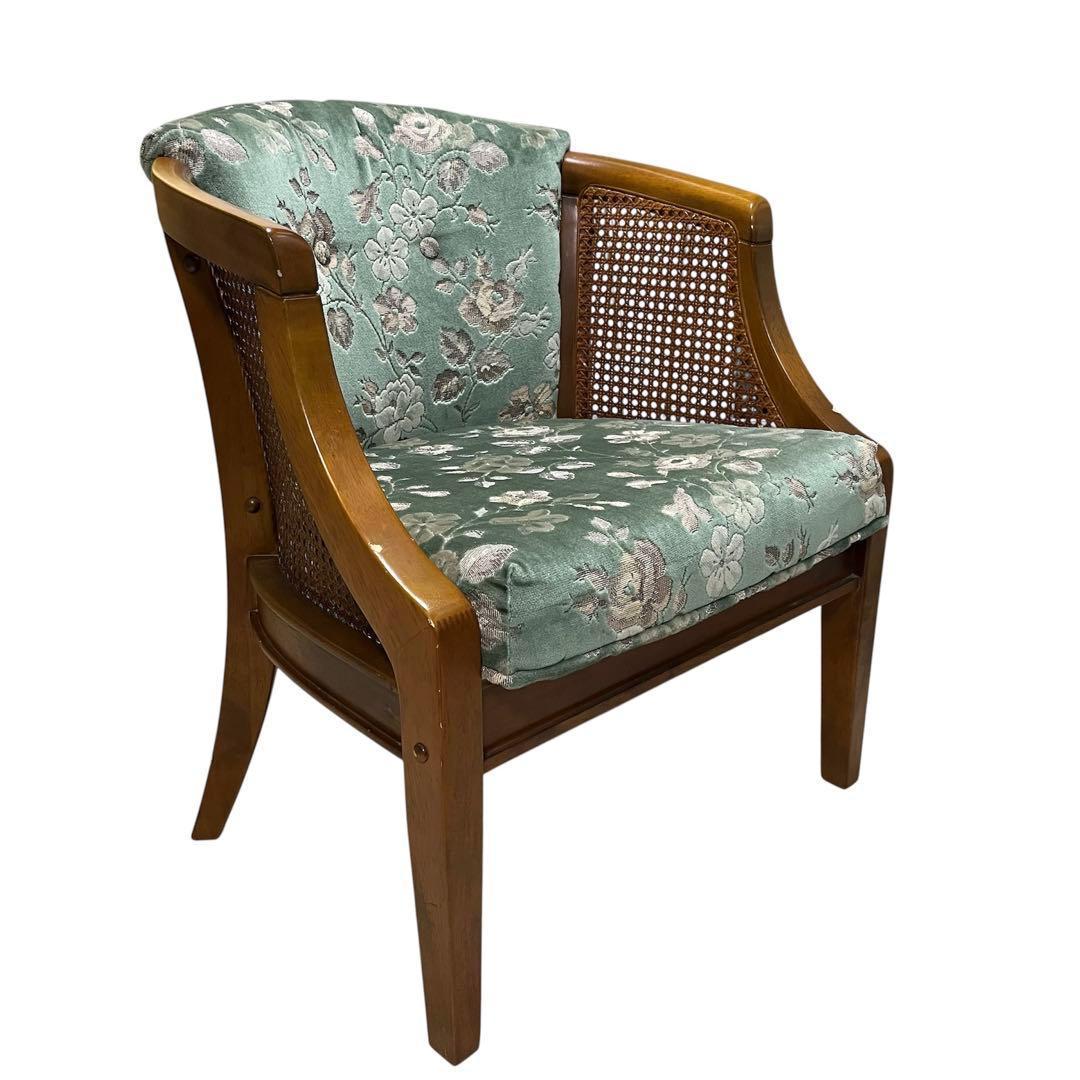 三越家具 ブルージュシリーズ 1人掛けソファ カントリースタイル アンティーク