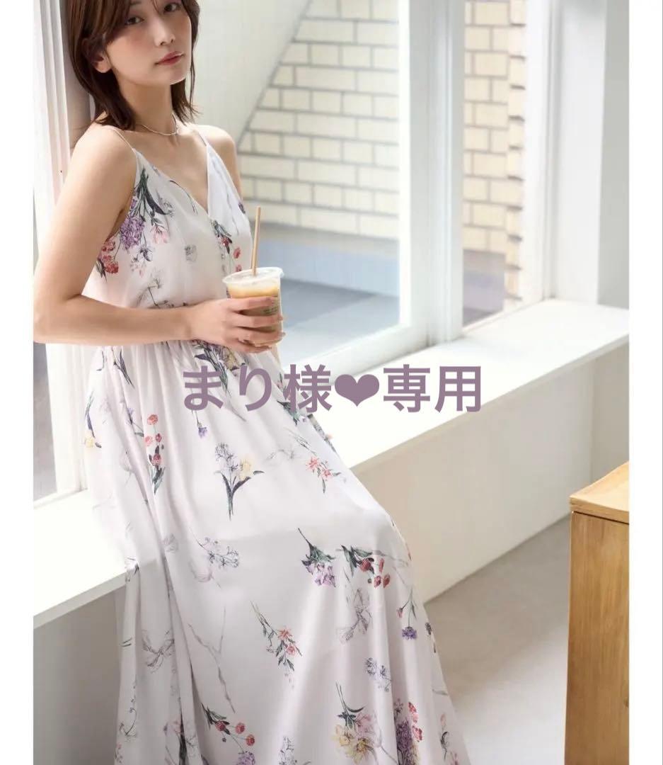 フレイアイディー FRAY I.D★ボタニカルプリントキャミソールワンピース 1