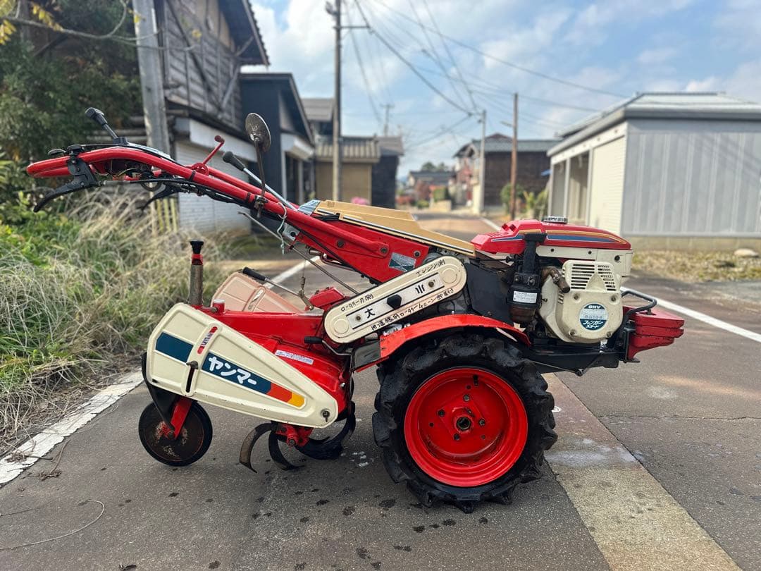 「新潟県長岡発」ヤンマー 耕運機 YG6 最大5.8馬力 動作確認済み